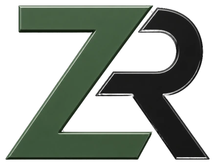 ゼロリクルーティングのロゴ（ZR）